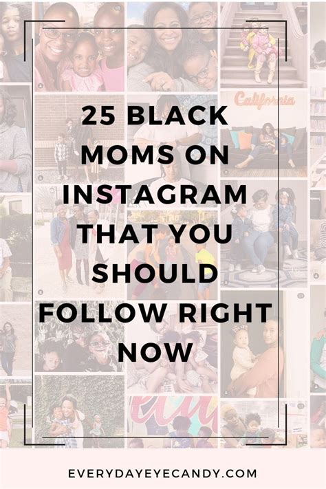 30 Black Moms on Instagram that You Should Follow。